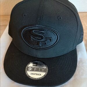 New Era SF Black NFL Team Snapback Hat